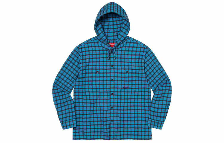 【代購】Supreme Mini Plaid Hooded Shirt