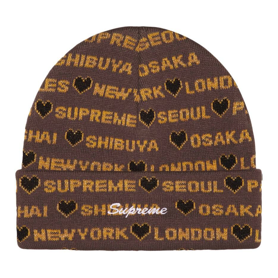 【代購】Supreme Hearts Beanie