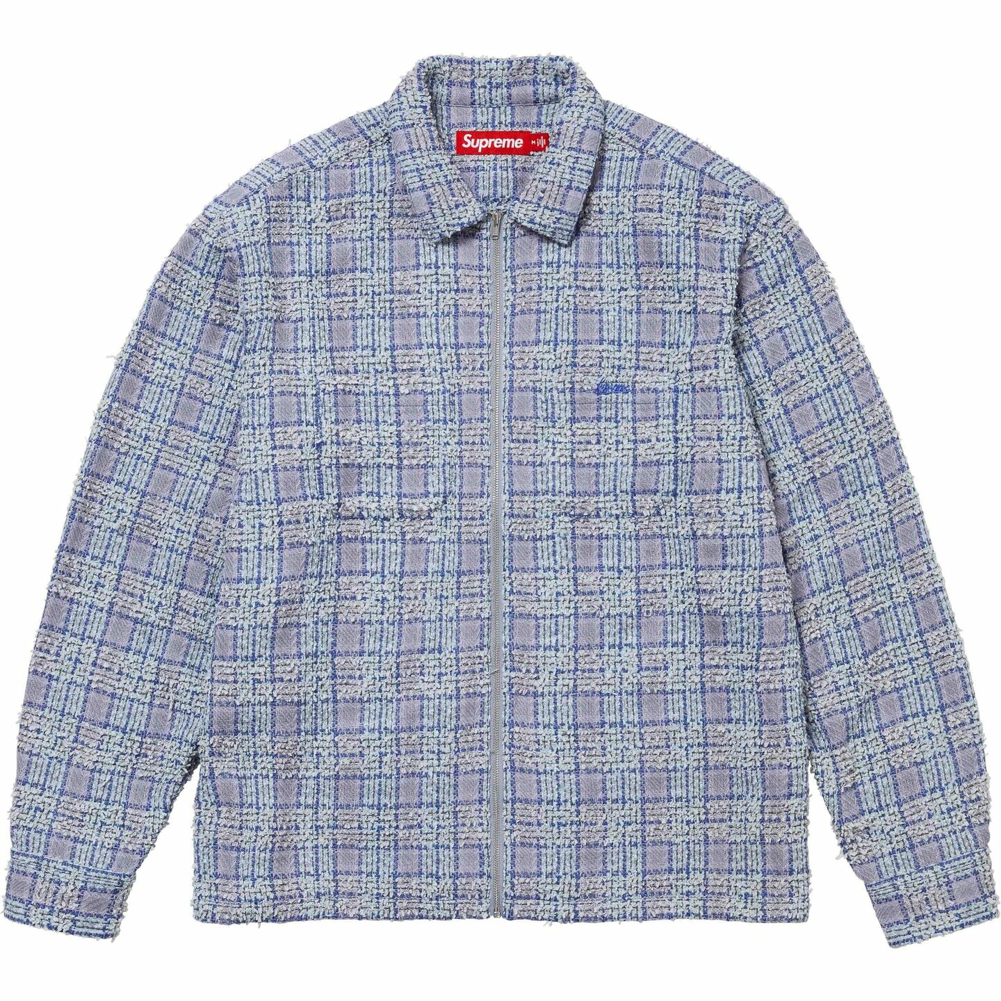 【代購】Supreme Boucle Zip Up Shirt