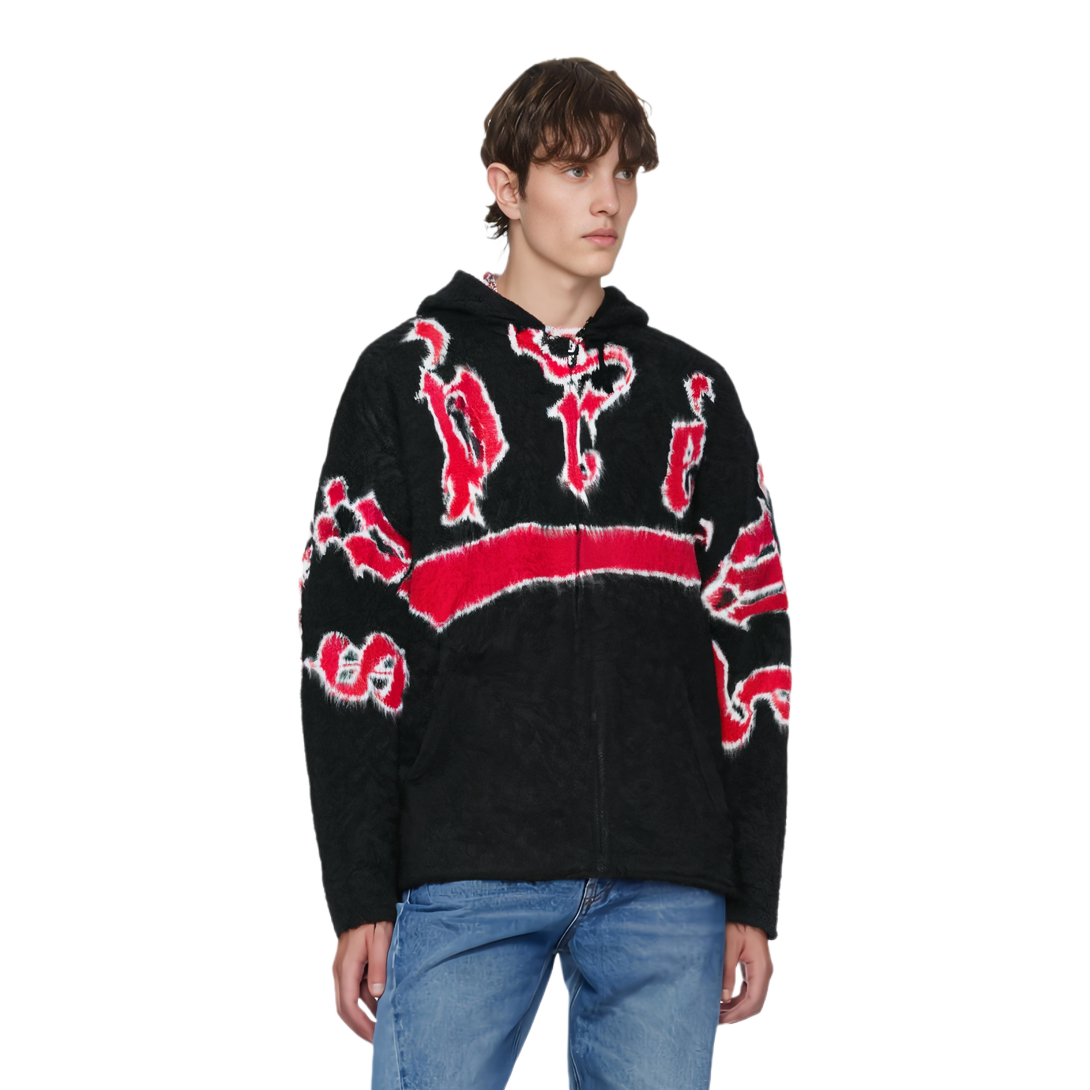 【代購】Supreme Accent Brushed Zip Up Hooded Sweater