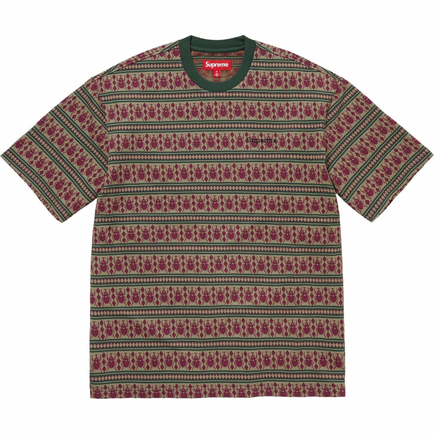 【代購】Supreme Jacquard Scarab S/S Top