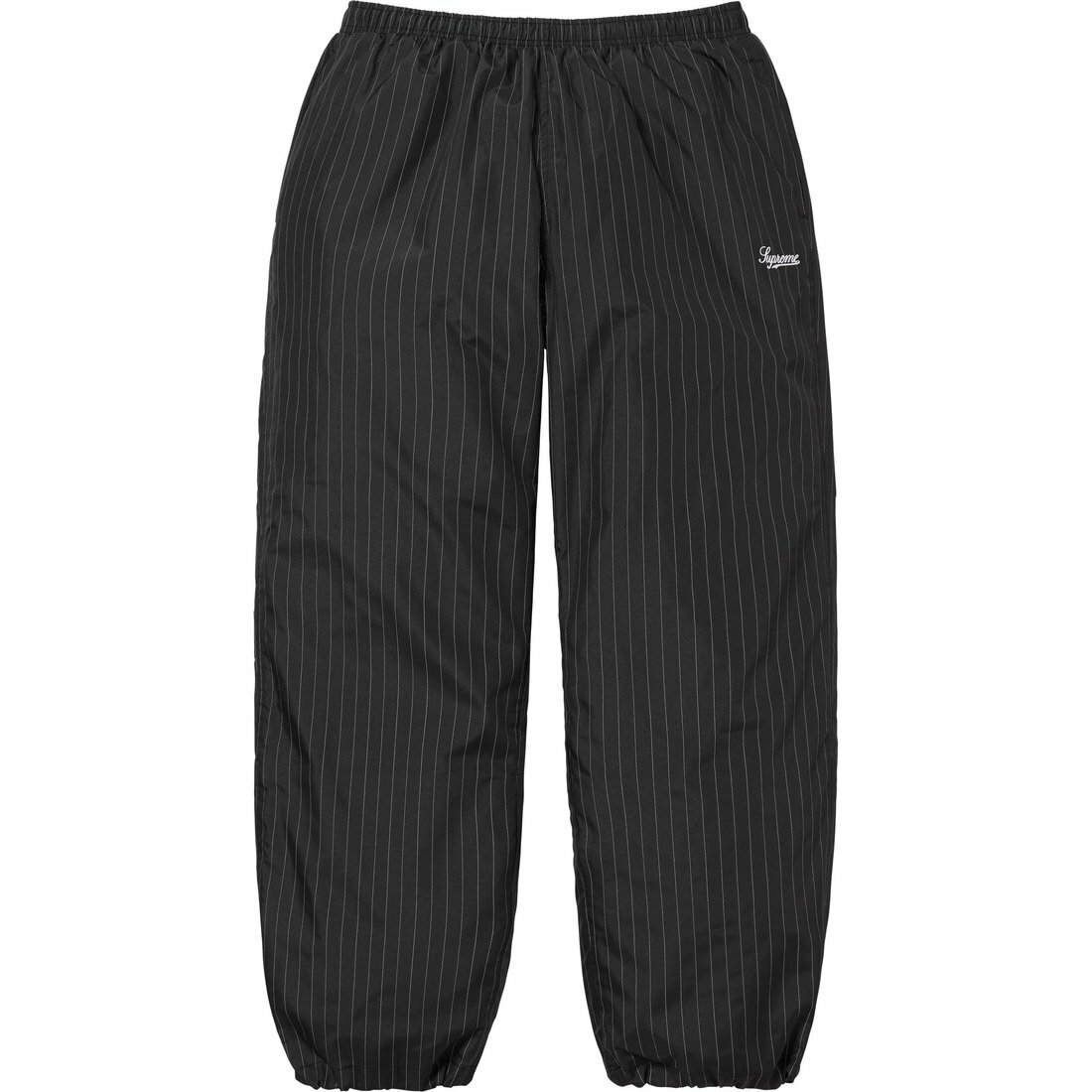 【代購】Supreme Reflective Pinstripe Track Pant
