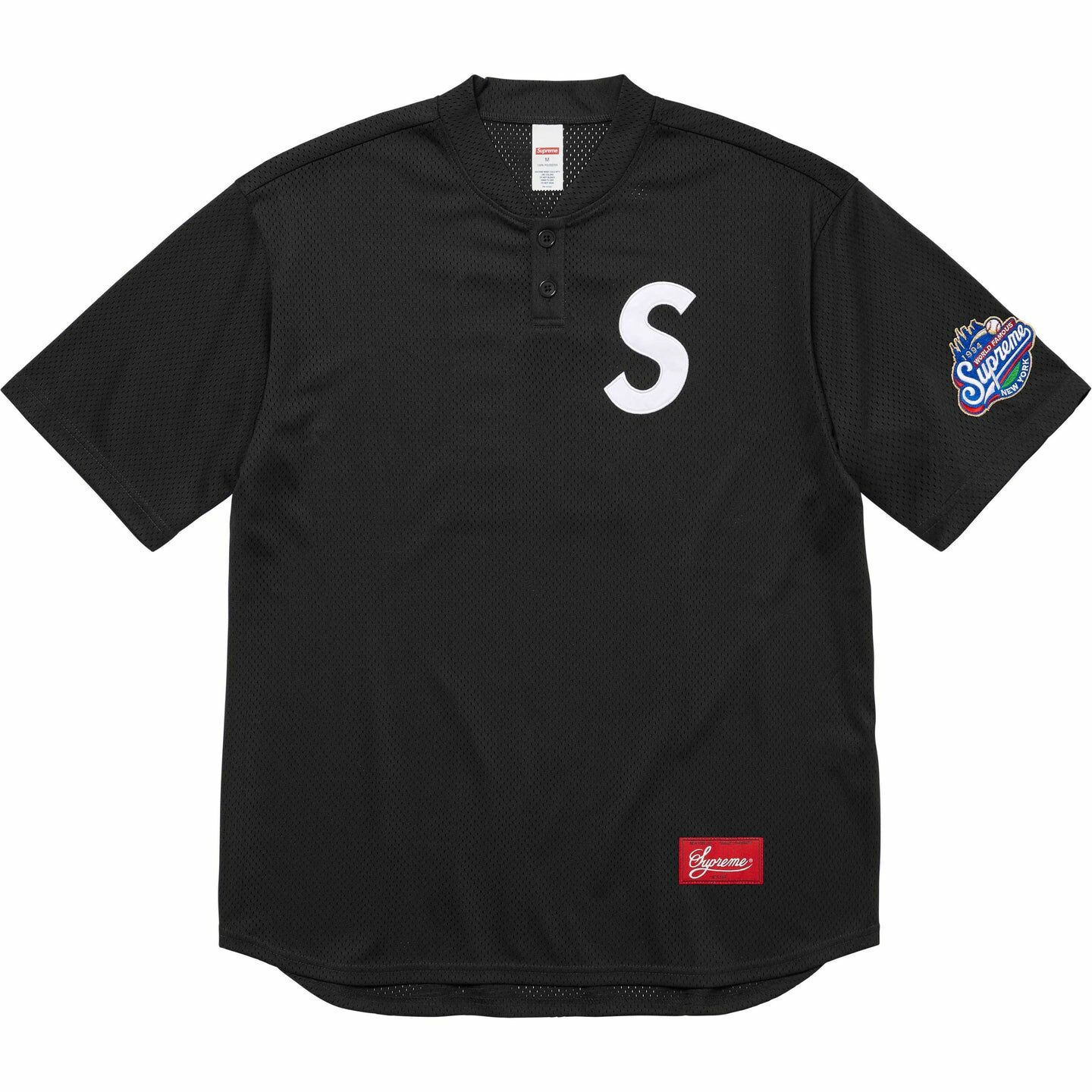 【代購】Supreme S Logo Baseball Henley