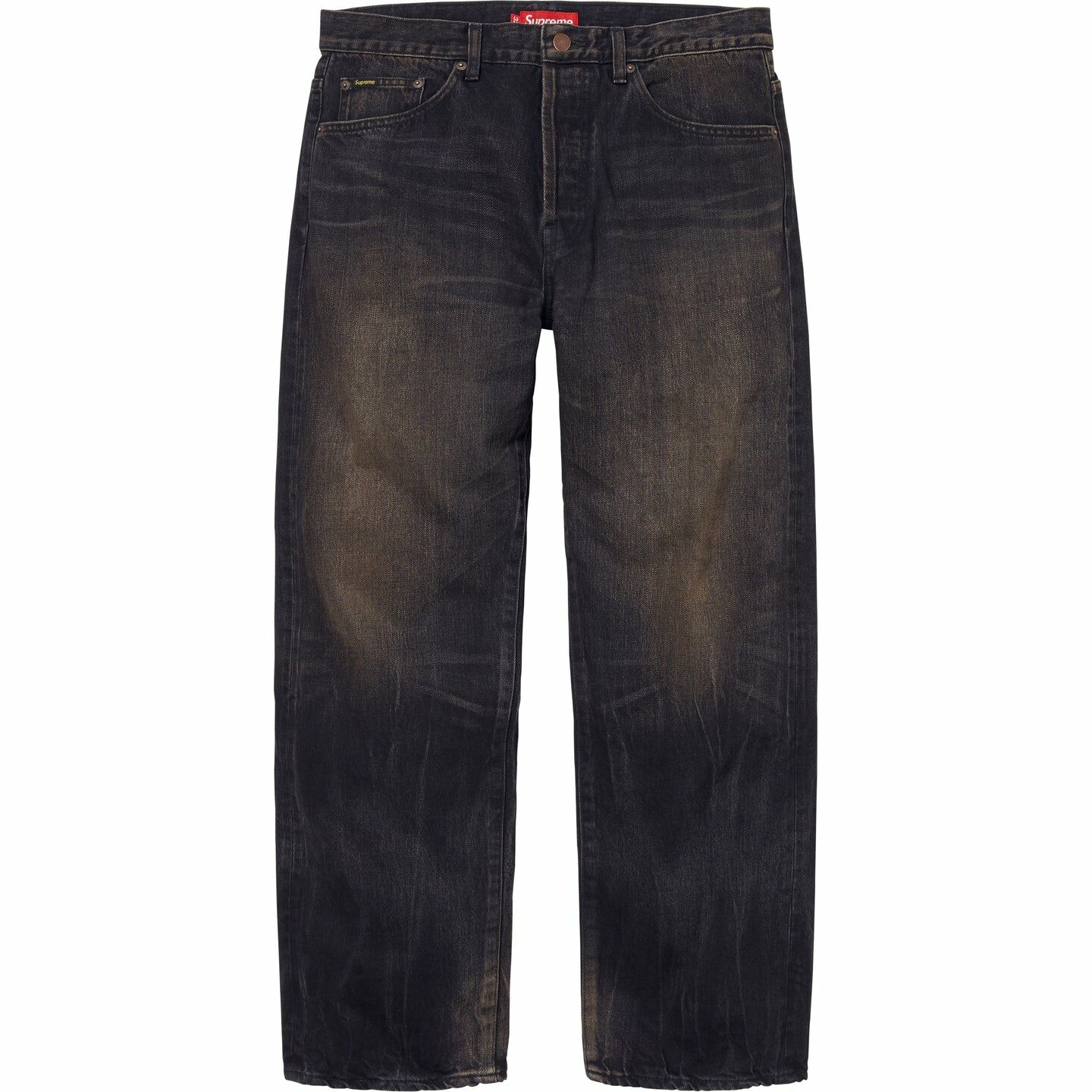 【代購】Supreme Distressed Loose Fit Selvedge Jean