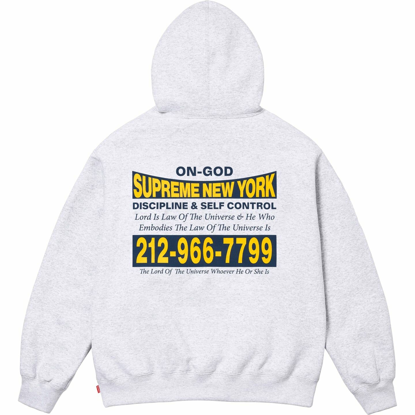 【代購】Supreme On God Hooded Sweatshirt