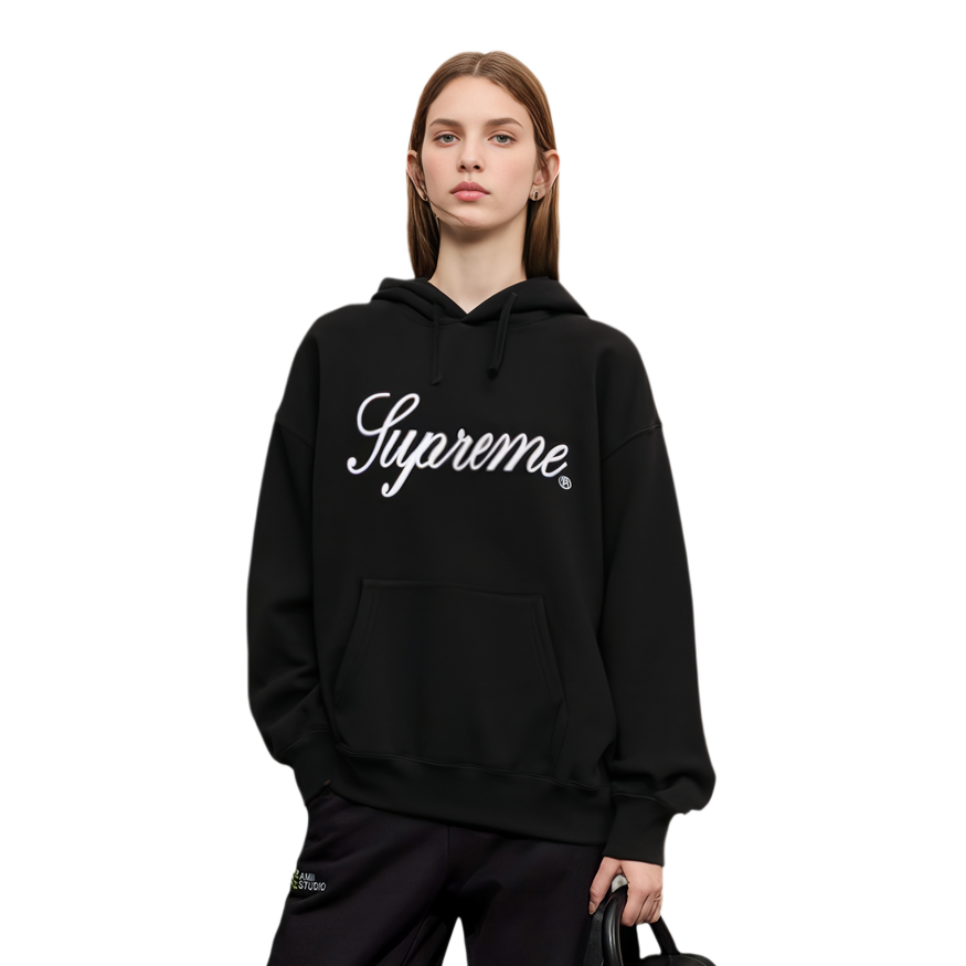 【代購】Supreme Embroidered Script Hooded Sweatshirt