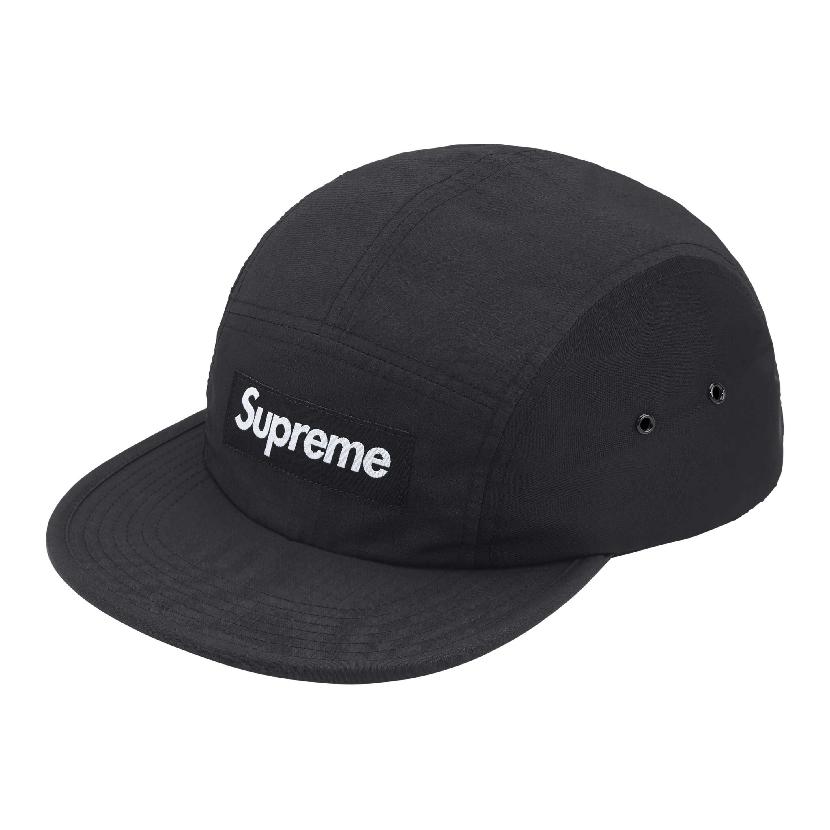 【代購】Supreme Cotton Baseball Caps Unisex Black