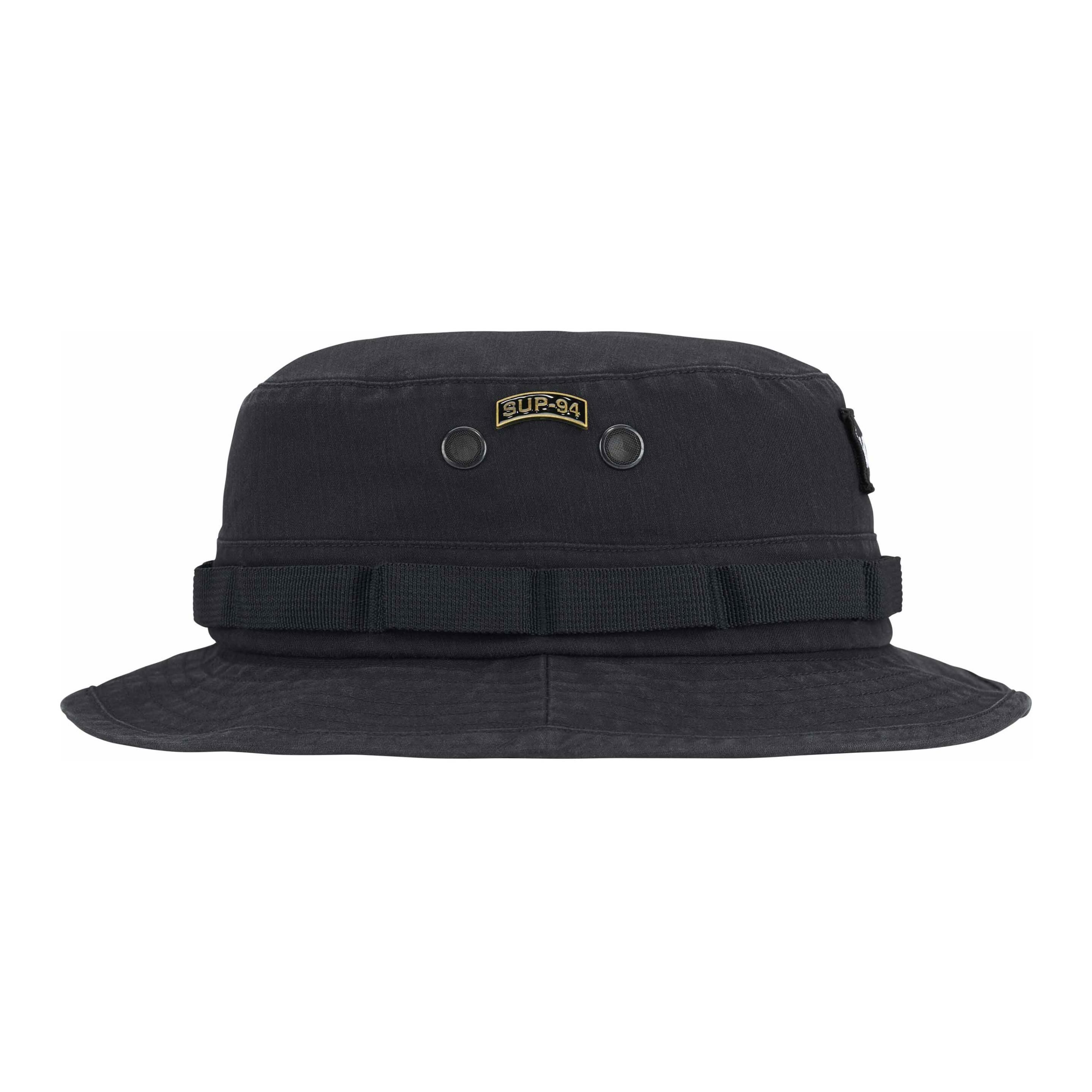 【代購】Supreme Cotton Bucket Hats Unisex Black