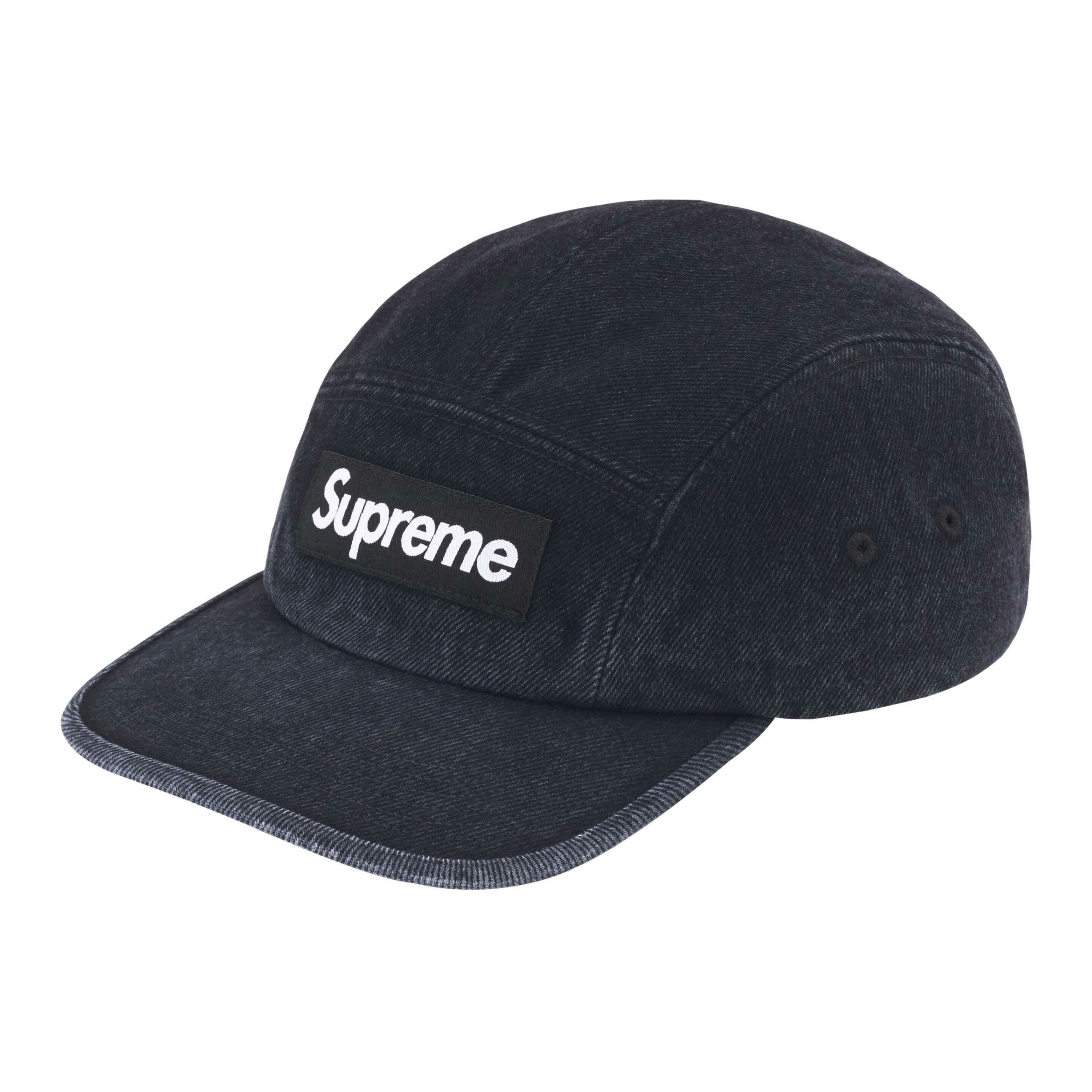 【代購】Supreme Denim Baseball Caps Unisex Black