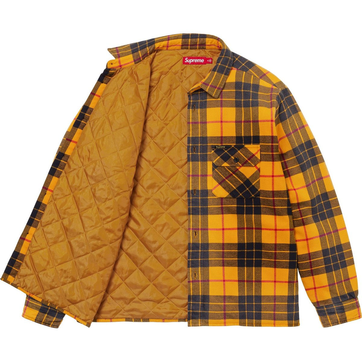 【代購】Supreme Quilted Plaid Shirt