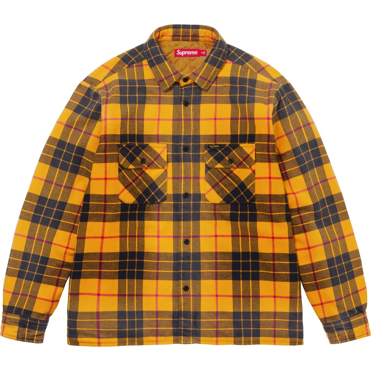 【代購】Supreme Quilted Plaid Shirt