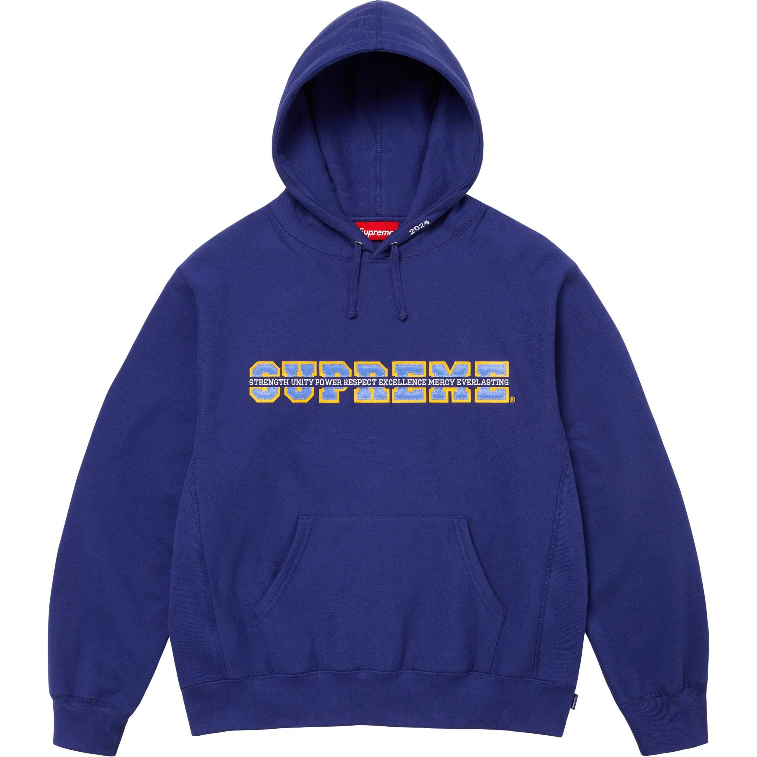 【代購】Supreme Collegiate Acronym Hooded Sweatshirt