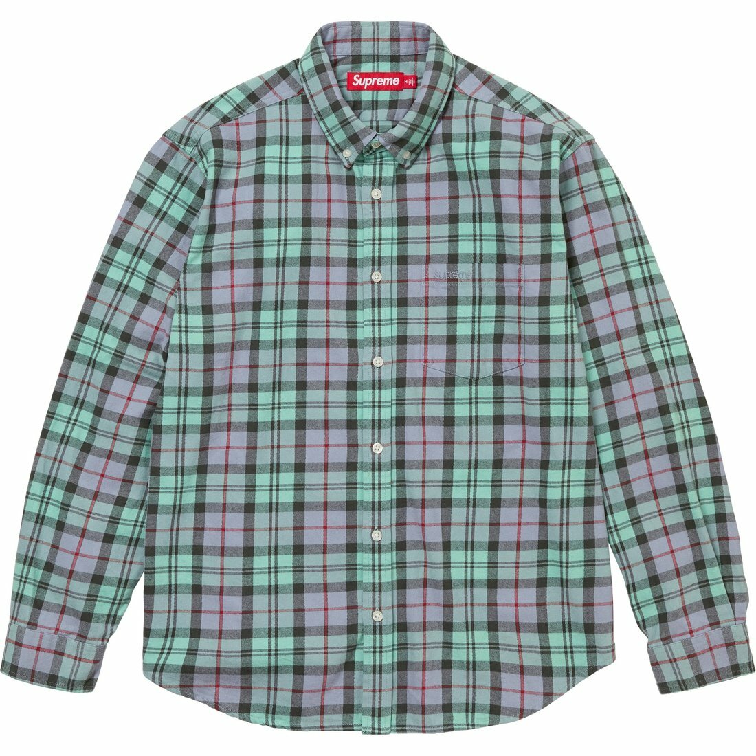 【代購】Supreme Plaid Flannel Shirt FW24