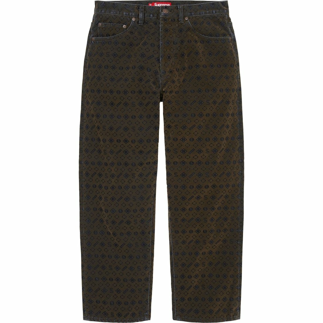 【代購】Supreme Flocked Loose Fit Jean