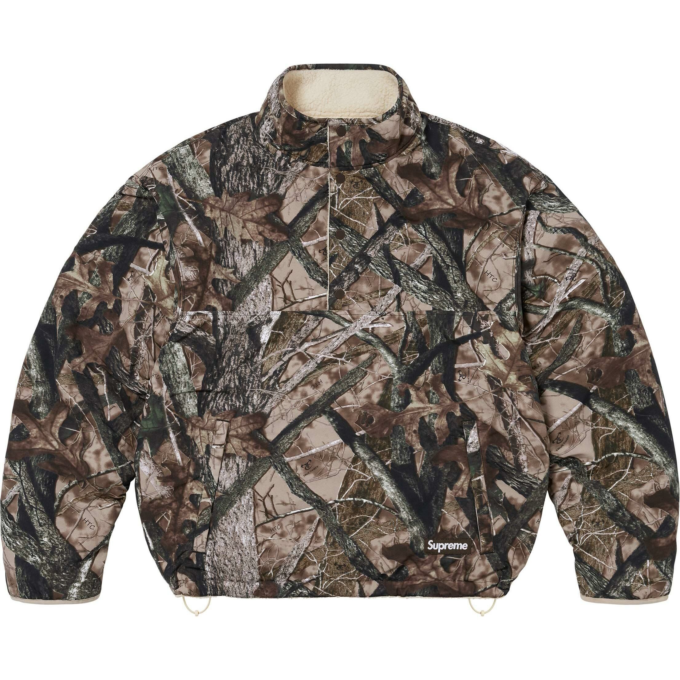 【代購】Supreme Polartec Shearling Reversible Pullover FW24