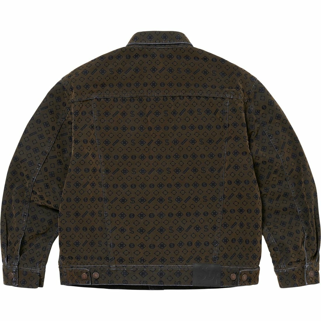 【代購】Supreme Flocked Denim Trucker Jacket