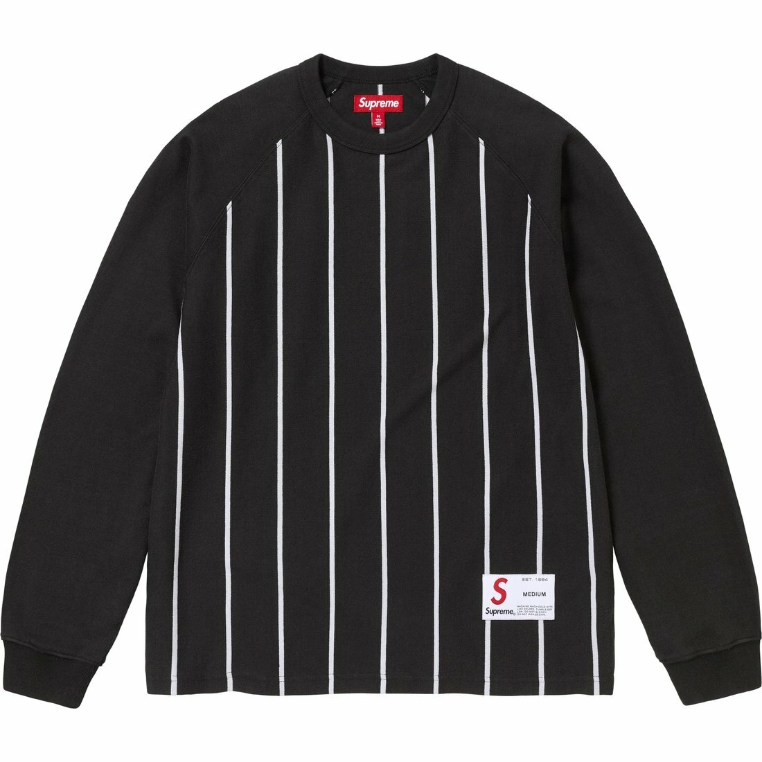 【代購】Supreme Stripe Raglan L/S Top
