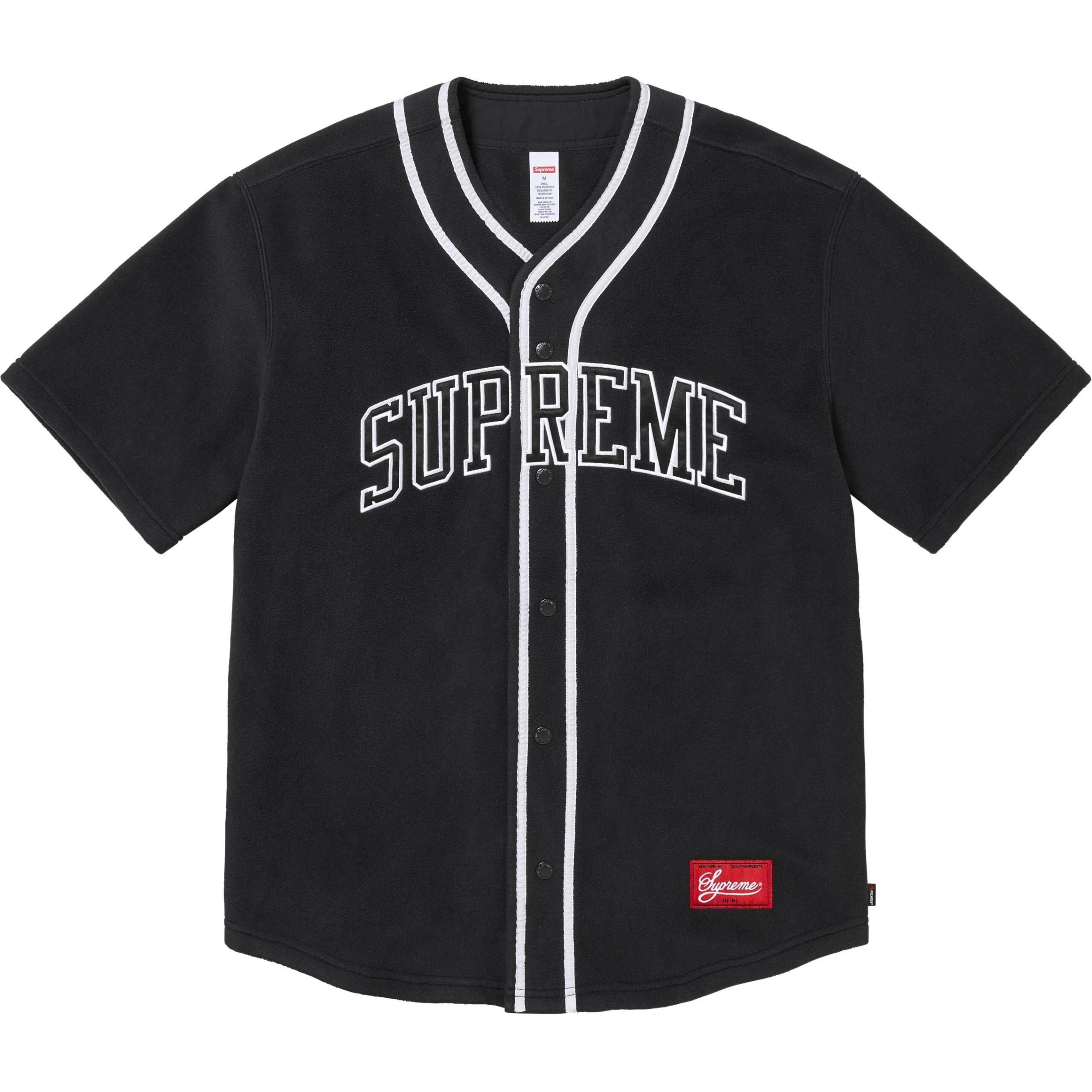 代購】Supreme Polartec Baseball Jersey