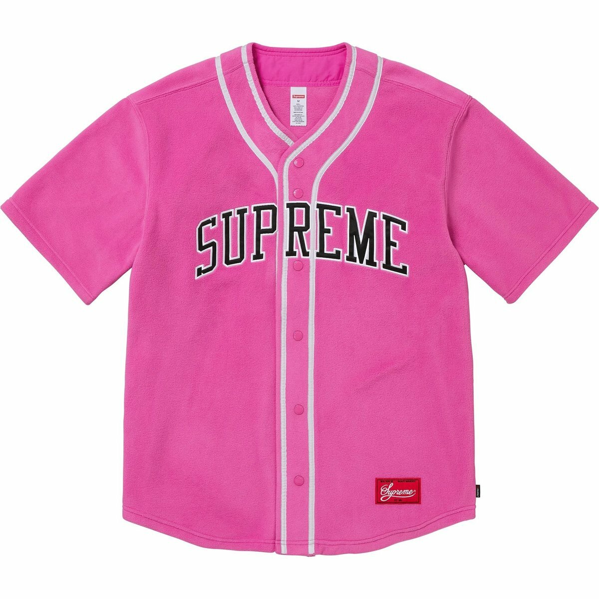 【着用1度】Supreme Polartec BaseballJersey L 代購】Supreme Polartec Baseball Jersey