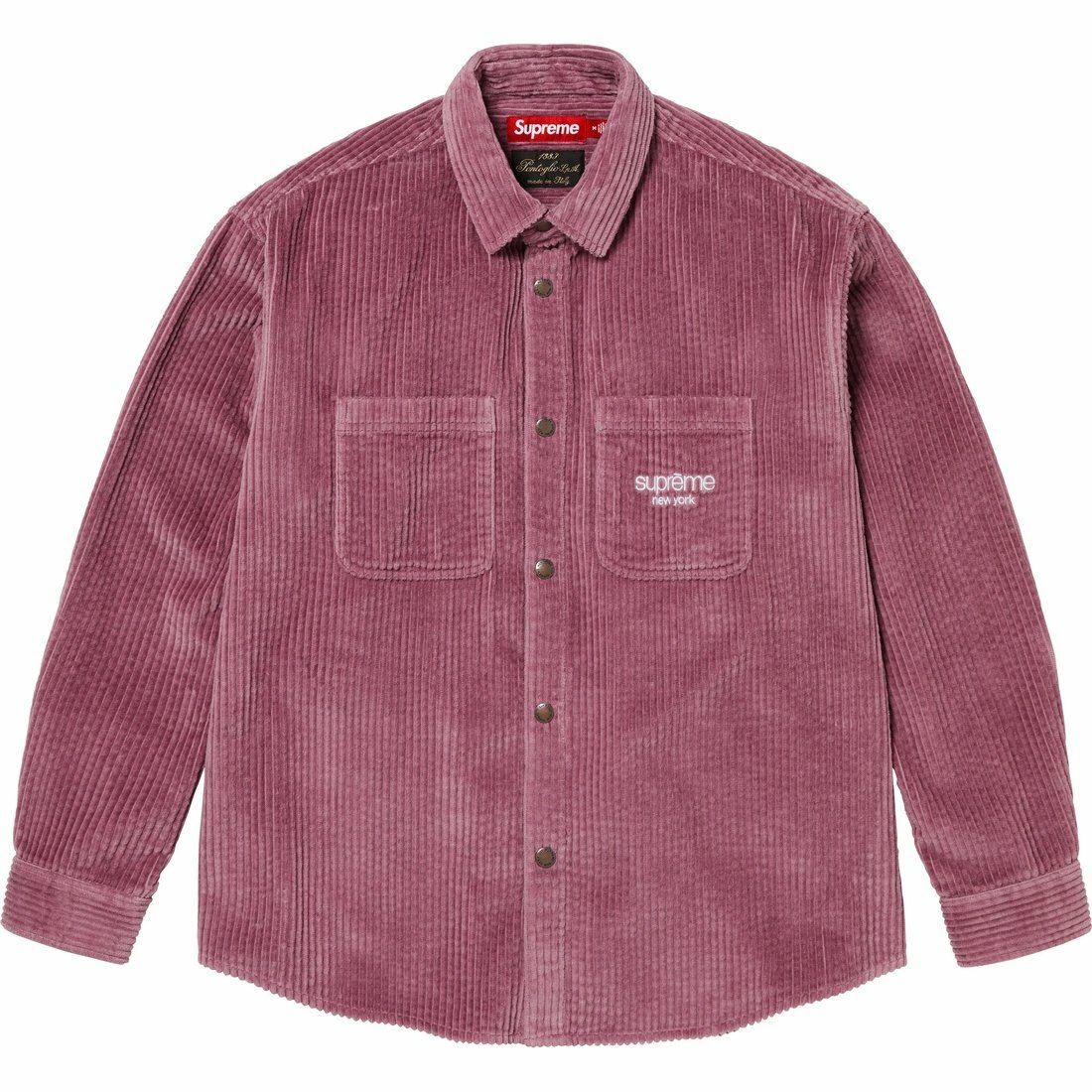 【代購】Supreme Wide Wale Corduroy Snap Shirt