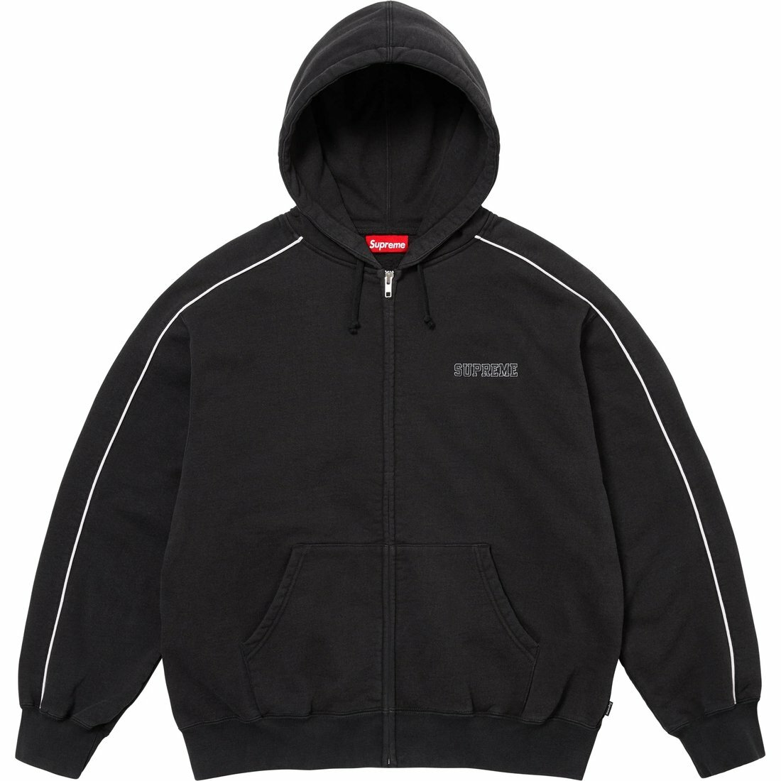 【代購】Supreme State Zip Up Hooded Sweatshirt