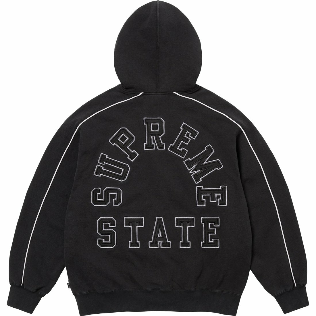 【代購】Supreme State Zip Up Hooded Sweatshirt