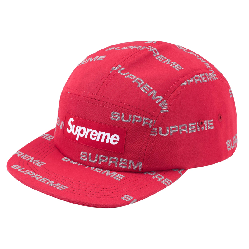 【代購】Supreme Reflective Jacquard Camp Cap