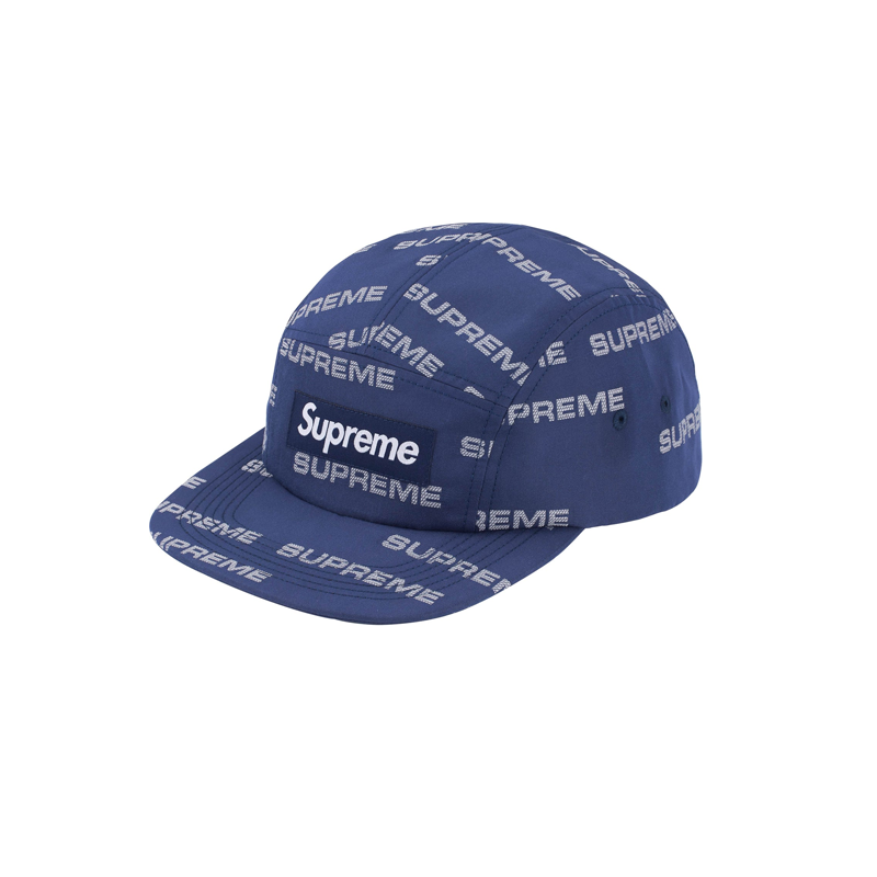 【代購】Supreme Reflective Jacquard Camp Cap