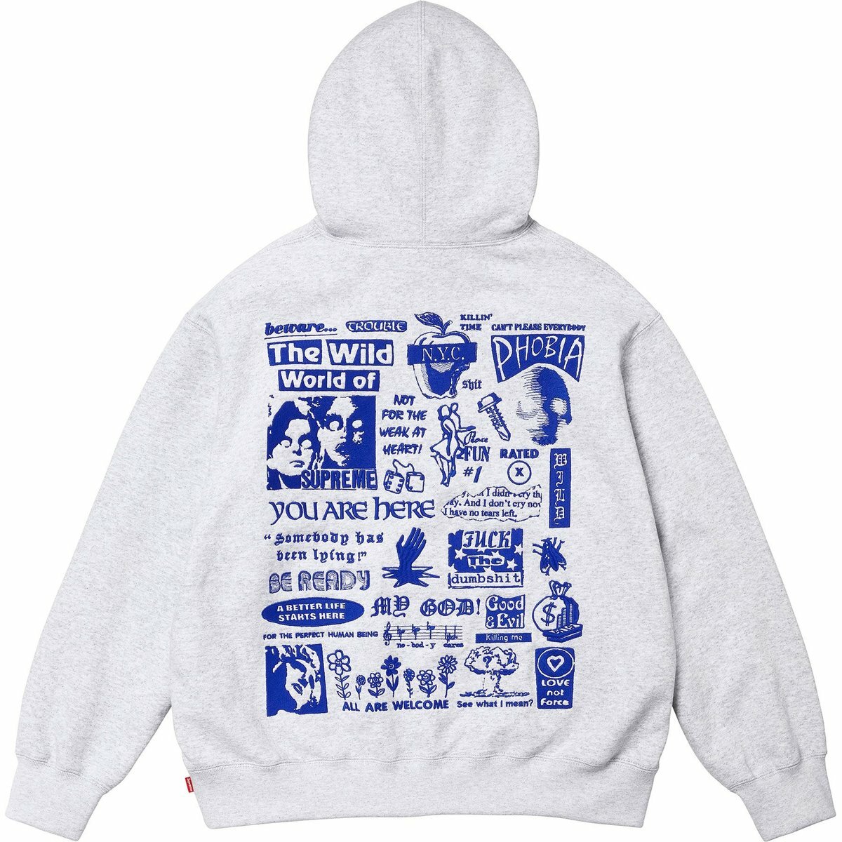 【代購】Supreme Wild Embroidered Hooded Sweatshirt