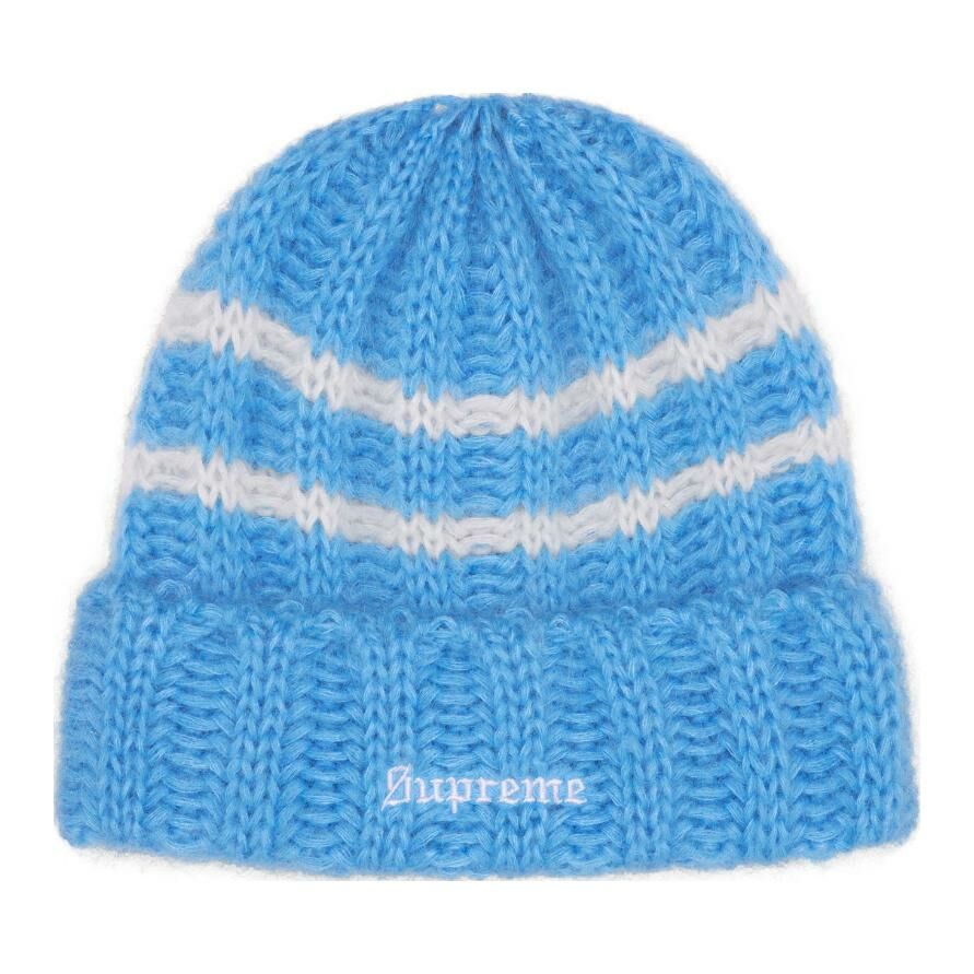 【代購】Supreme Brushed Stripe Beanie