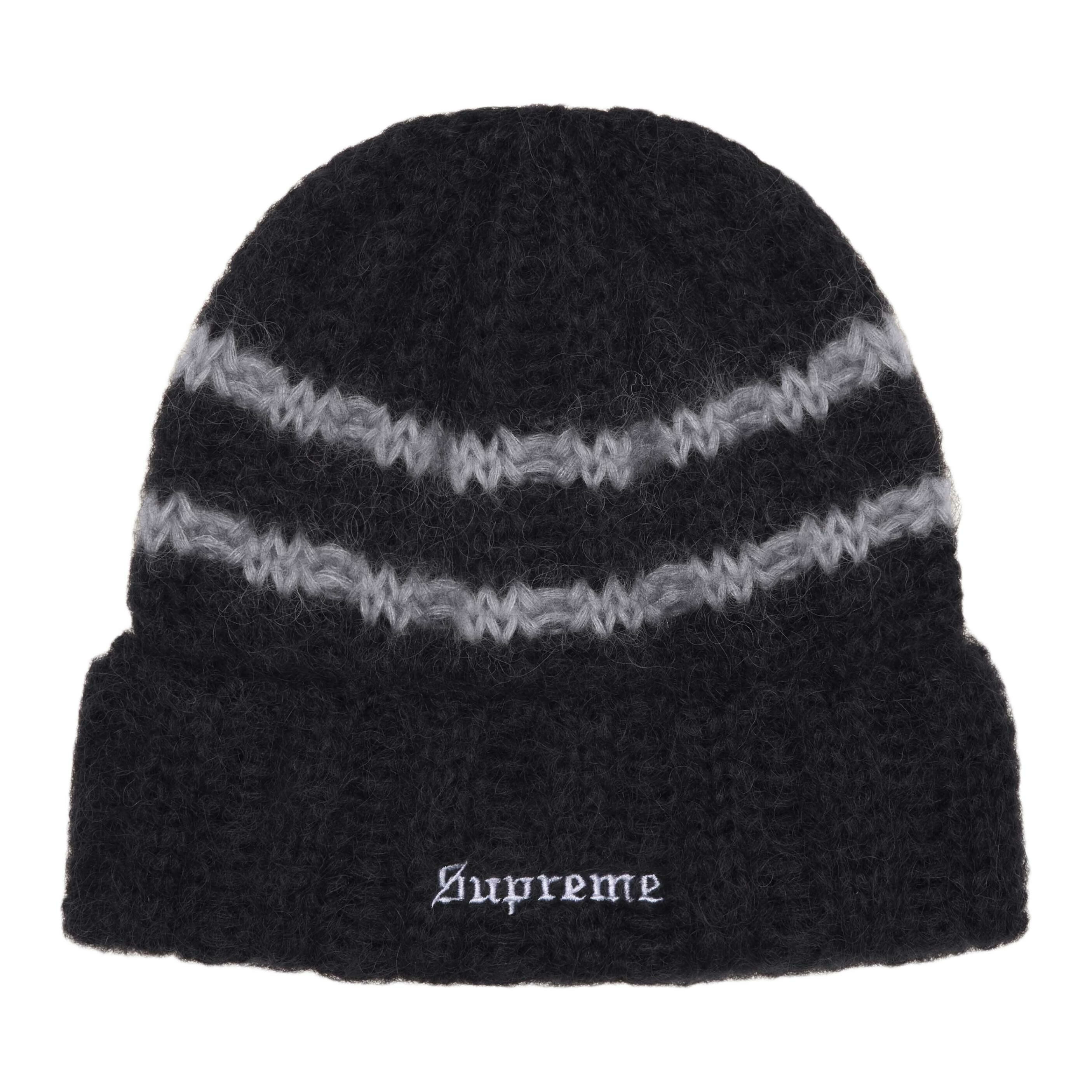 【代購】Supreme Brushed Stripe Beanie