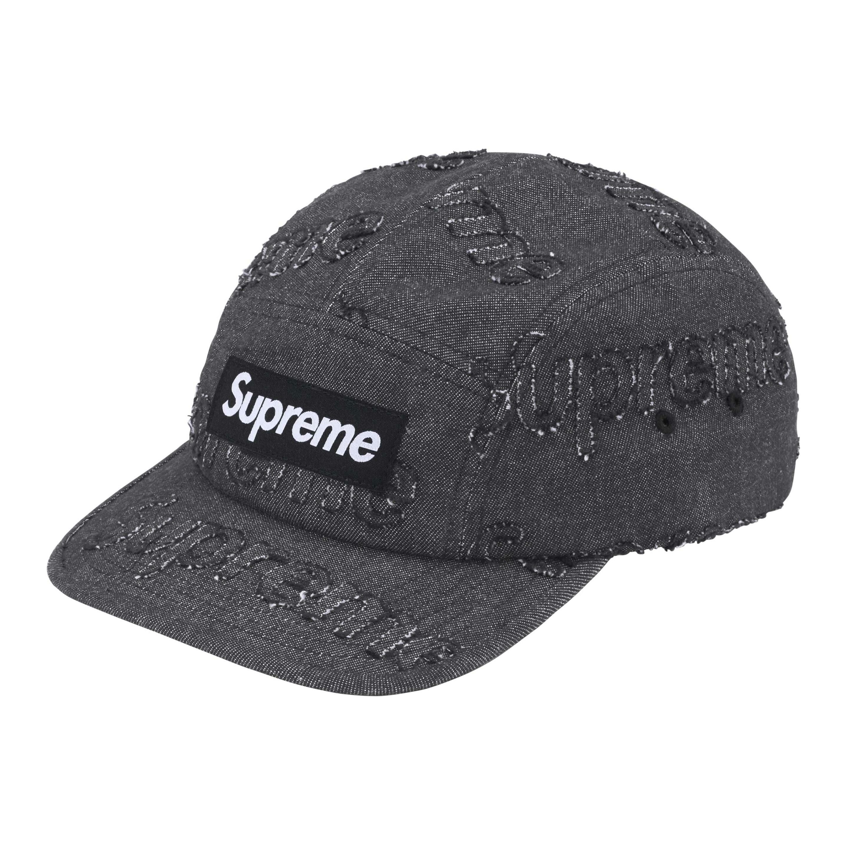【代購】Supreme Lasered Denim Camp Cap