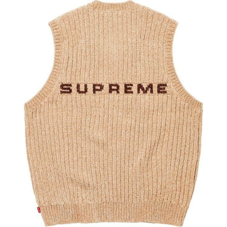 【代購】Supreme Chenille Sweater Vest