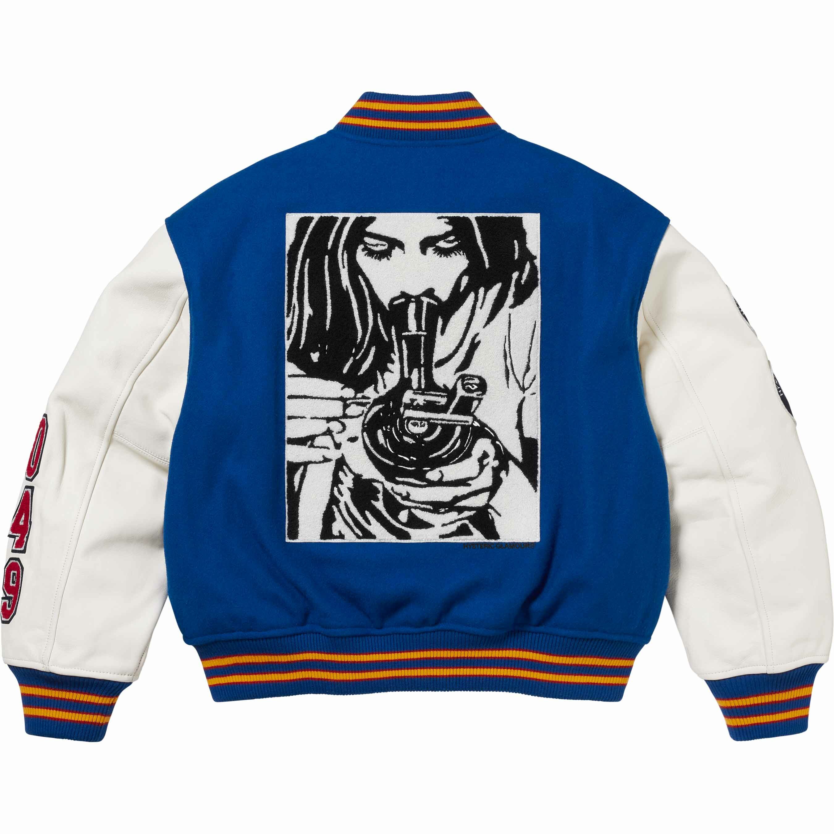 【代購】Supreme X Hysteric Glamour Varsity Jacket