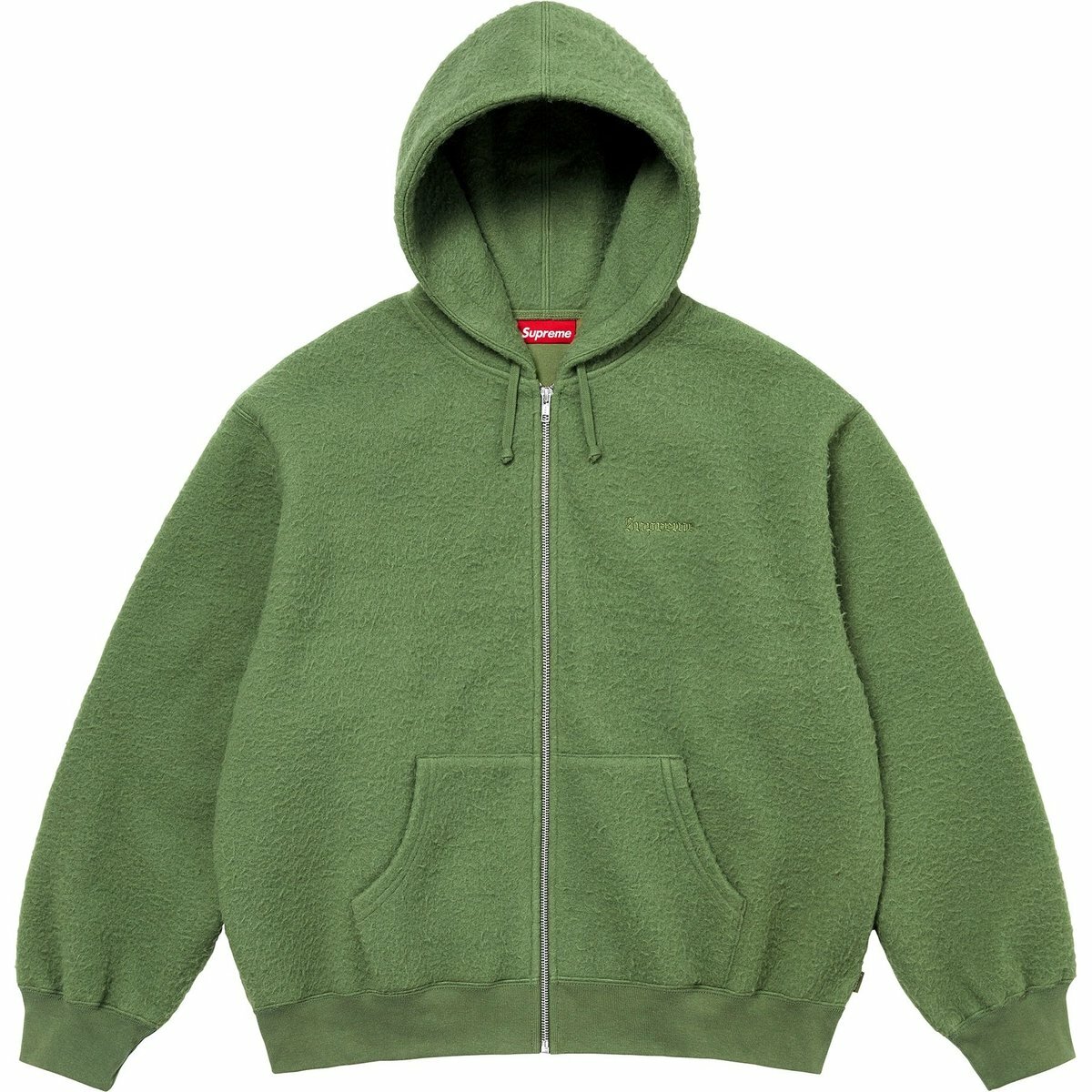 【代購】Supreme Pilled Zip Up Hooded Sweatshirt