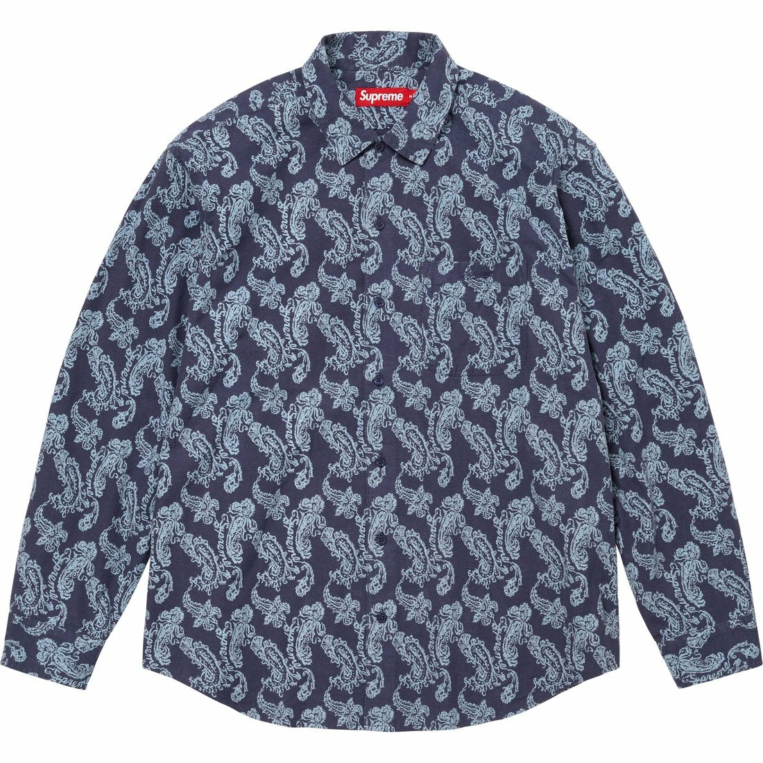 【代購】Supreme Paisley Flannel Shirt