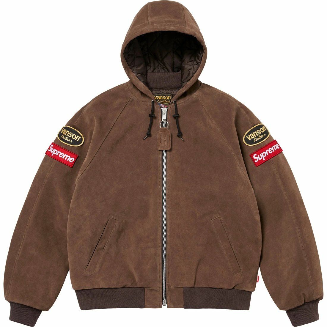 【代購】Supreme Vanson Leathers Hooded Work Jacket