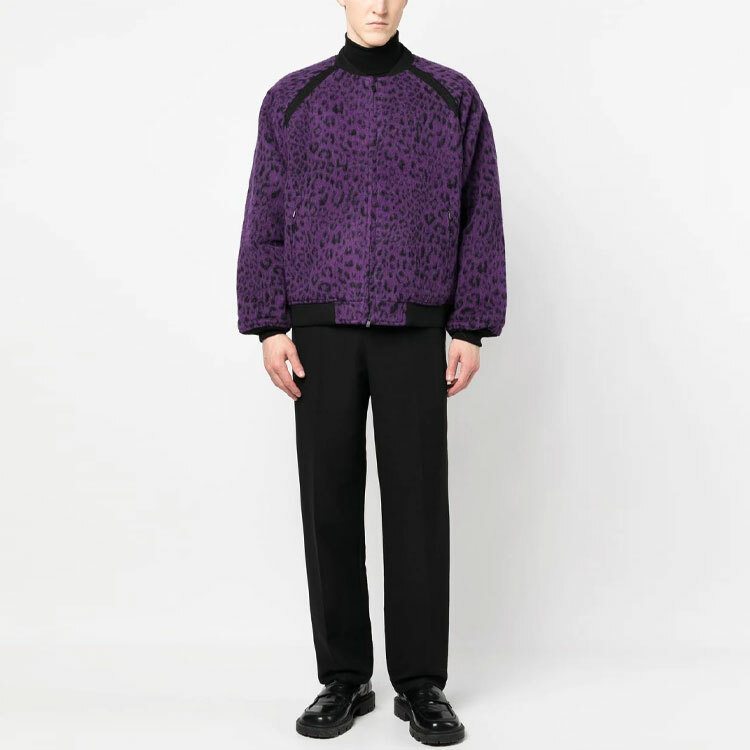 【代購】Needles Textured Zebra-print Bomber Jacket