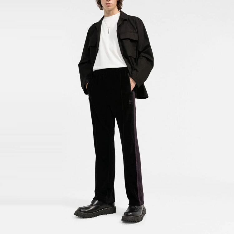 【代購】Needles Knitted Sweatpants Men Black