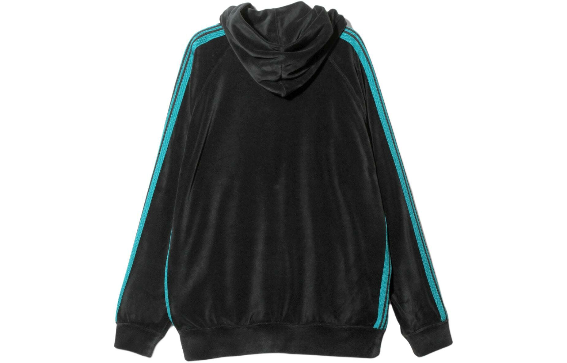 【代購】Needles Logo-embroidered Velour Hoodie