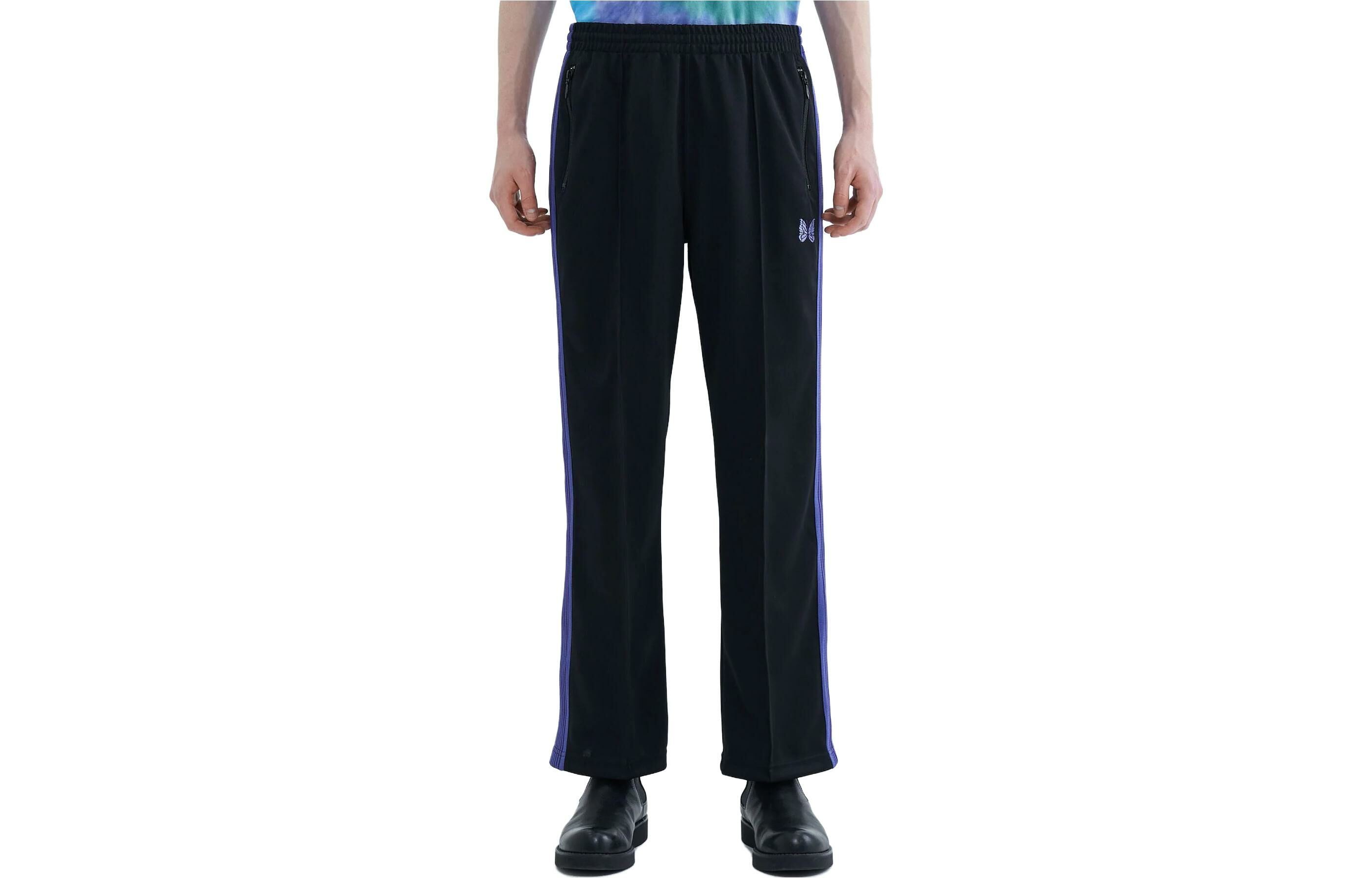 【代購】Needles SS23 STUDIOUS Non-Label Limited Edition Track Pant Poly Smooth Casual Pants Men's