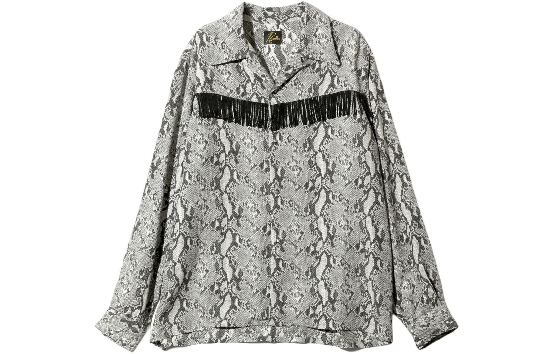 【代購】Needles Snakeskin-print Shirt