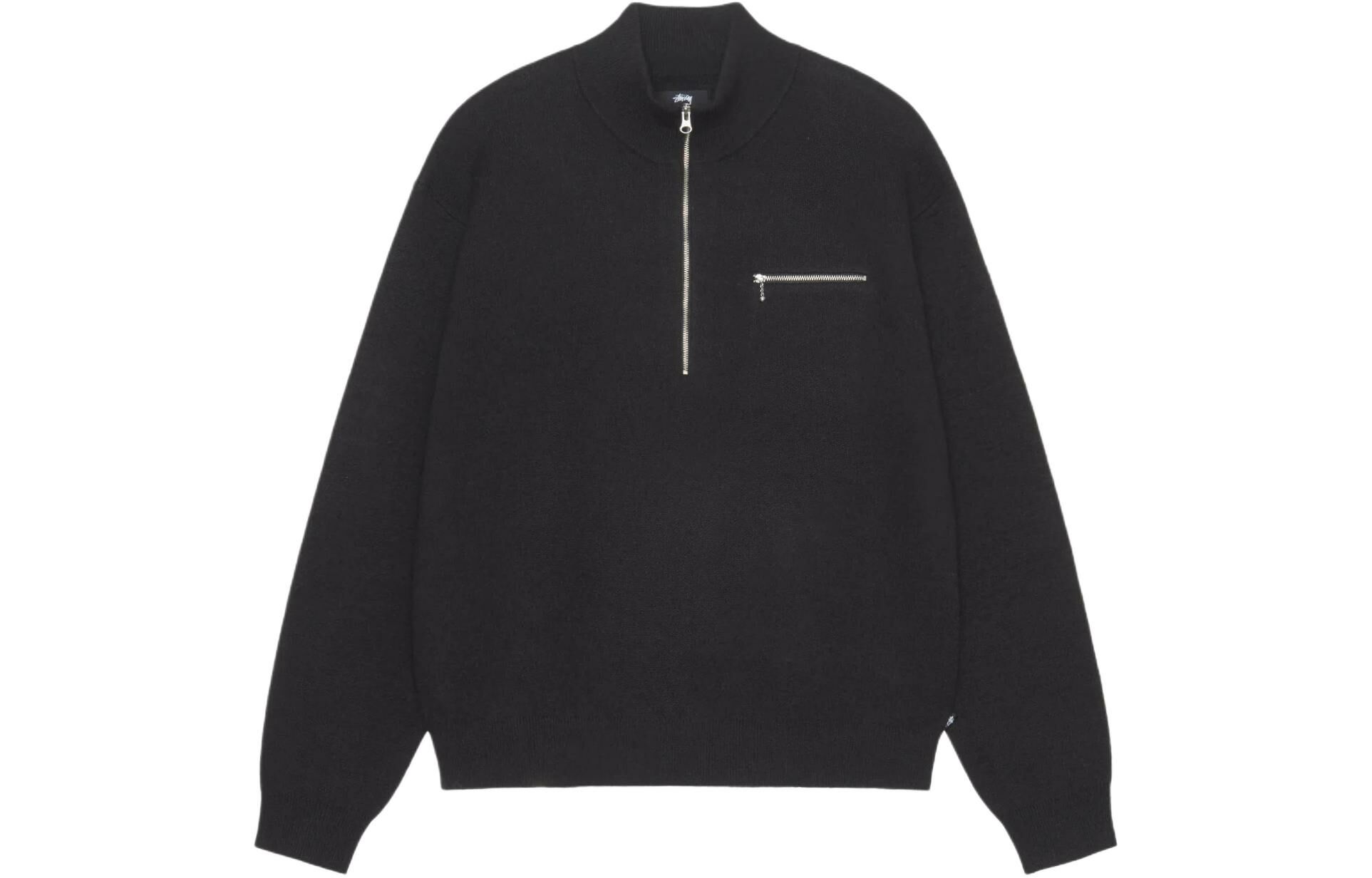 【代購】Stussy SS24 Drop2 Half-zip Mock-neck Jumper