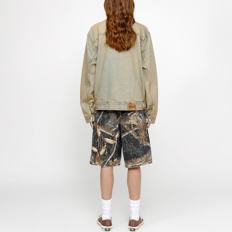 代購】Stussy SS24 BIG OL' SHORT REALTREE EDGE Denim Shorts Unisex