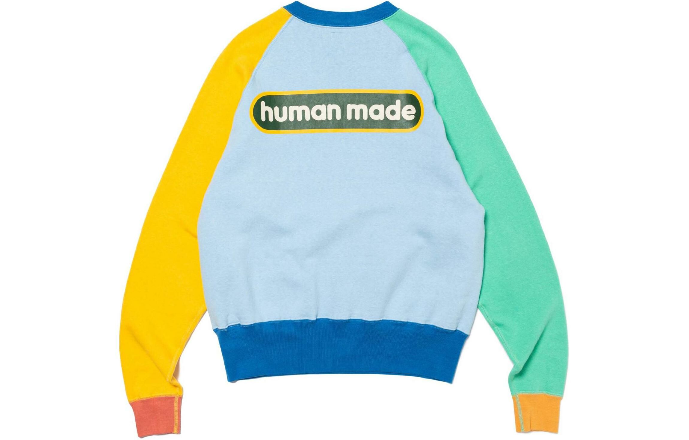 【代購】HUMAN MADE SS24 CRAZY TSURIAMI SWEATSHIRT Sweatshirt Unisex Blue