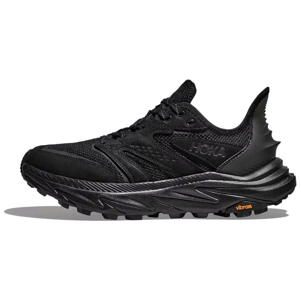 【代購】HOKA ONE ONE Anacapa 2 Slip-Resistant Breathable Low-Top Running Shoes Unisex Black