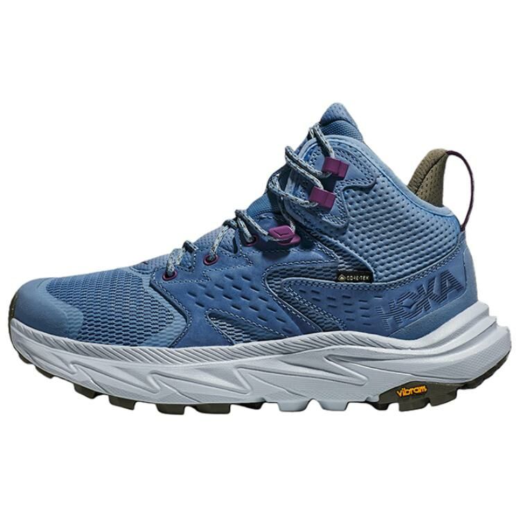 【代購】HOKA ONE ONE Anacapa 2 Anti-Slip Wear-Resistant Mid-Top Trekking Shoes Women's Blue