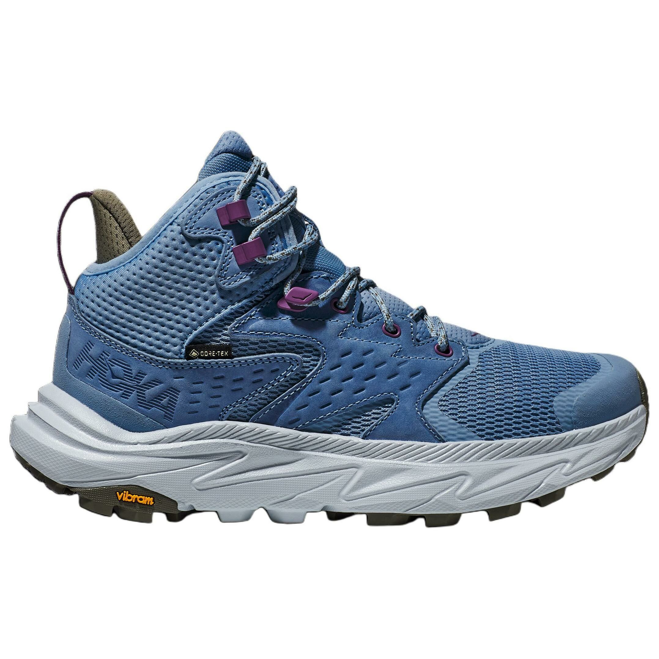 【代購】HOKA ONE ONE Anacapa 2 Anti-Slip Wear-Resistant Mid-Top Trekking Shoes Women's Blue