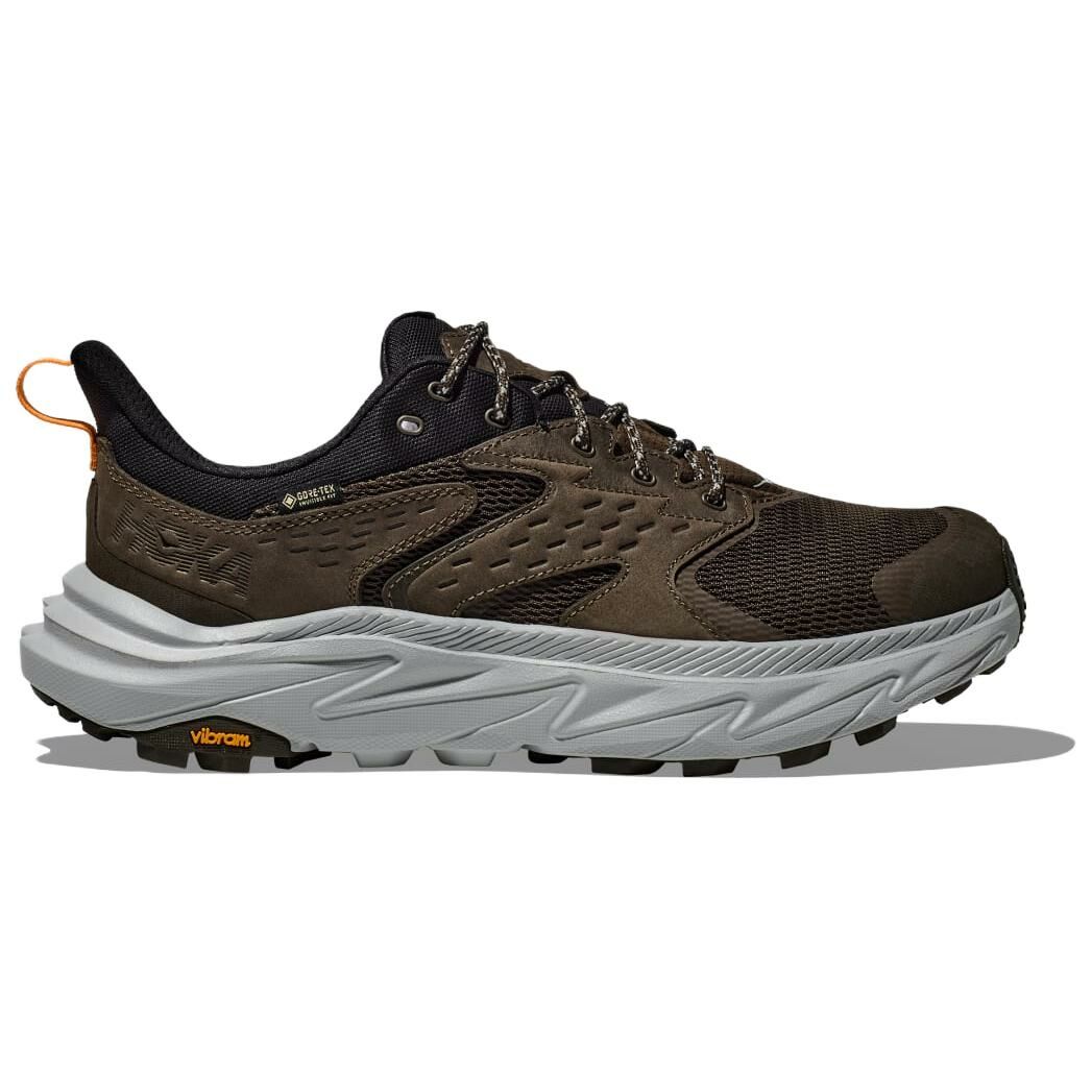 【代購】HOKA ONE ONE Anacapa Anti-Slip Wear-Resistant Low-Top Trekking Shoes Men's Dark Brown