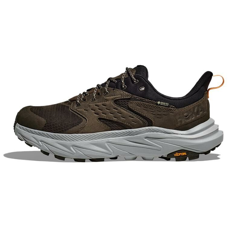 【代購】HOKA ONE ONE Anacapa Anti-Slip Wear-Resistant Low-Top Trekking Shoes Men's Dark Brown